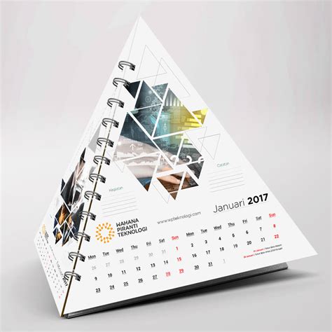 Contoh Desain Kalender Keren Dan Elegan