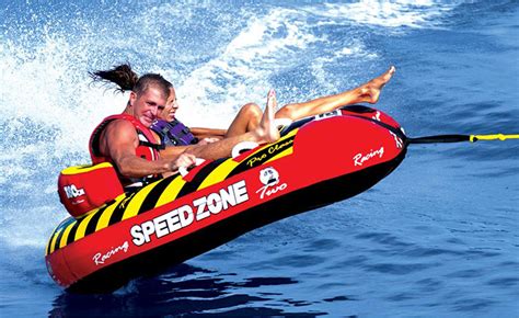 Sea Watersports 2 Person Riders Inflatable Water Ski Flying Boat Tube