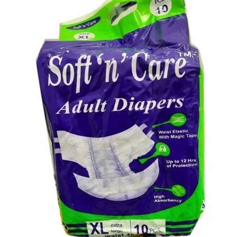 Soft N Care Xl Adult Diaper At Rs 290packet Disposable Diaper In