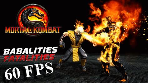 Mortal Kombat 9 All Fatalitiesstage Fatalities And Babalities 60fps