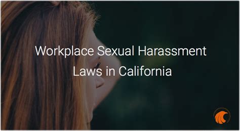 california sexual harassment laws → learn whether you have a case