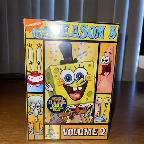 Spongebob Squarepants Season 5 Volume 1 Dvd 2007 2 Disc Set