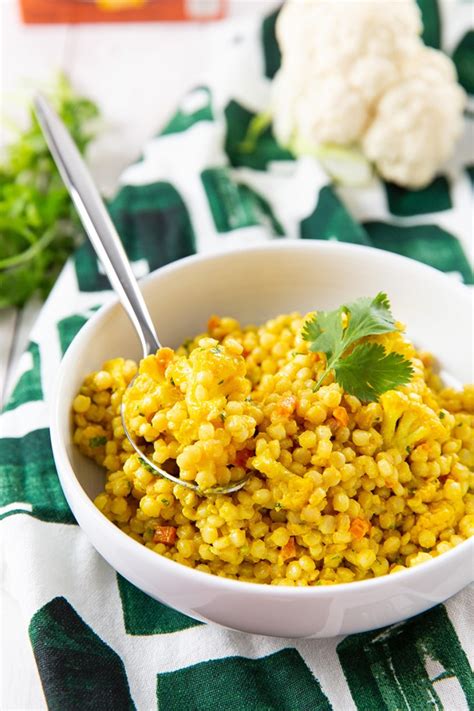 Curry and cauliflower is a classic combination in indian cuisine, and this recipe presents it in a new way. Mendocino Farms Curried Couscous with Roasted Cauliflower ...
