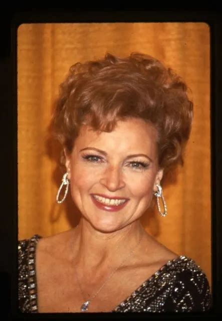 Betty White Candid Smiling Glamour Pose On Stage Original 35mm