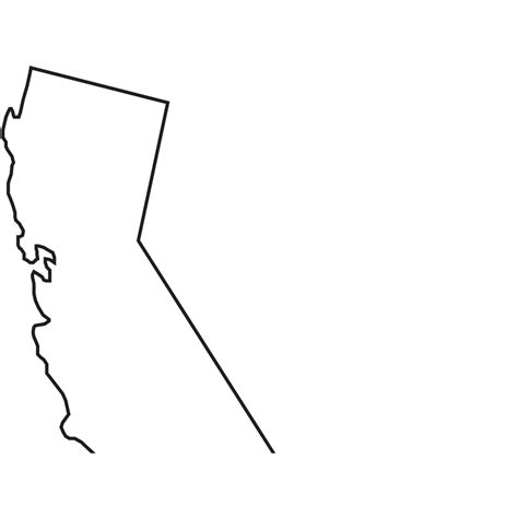 California State Outline 1 Clip Art At Clker Com Vect