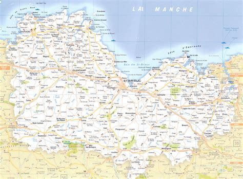 Le score de l'abstention est massif lui aussi dans les côtes d'armor où la gauche retrouve des couleurs. Carte des Côtes d Armor - Arts et Voyages