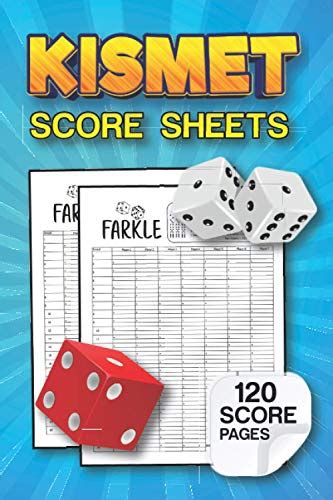 Kismet Score Sheets Large Score Books For Scorekeeping Kismet Score