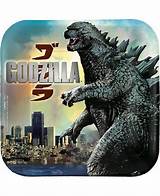 Godzilla Party Plates Pictures