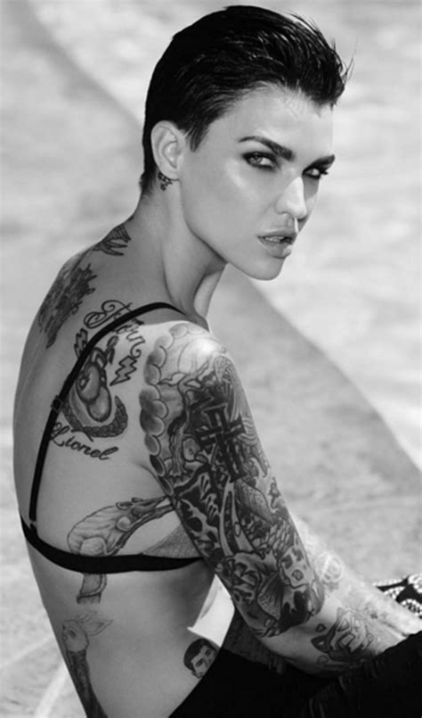 Ruby Rose Black And White