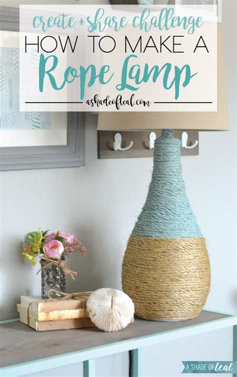 How To Make A Rope Lamp Create And Share Challenge