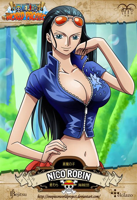 one piece nico robin by onepieceworldproject on deviantart