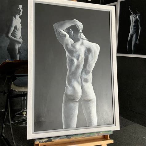 Male Nude Painting By Ewen Welsh Saatchi Art