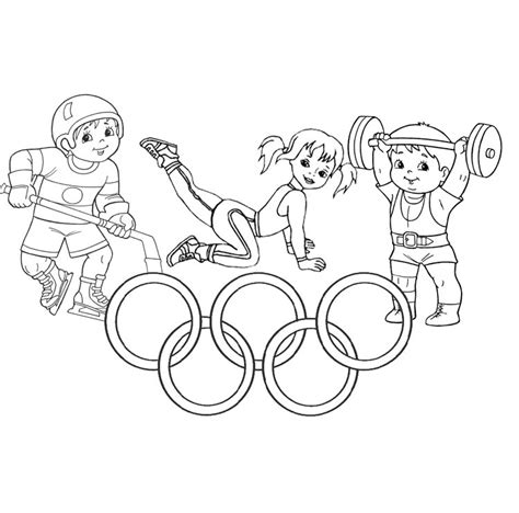 Livre De Coloriage Jeux Olympiques Imprimable Et En Ligne The