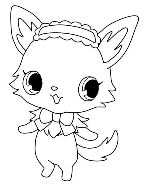 Drawing Jewelpet Cartoons Printable Coloring Pages