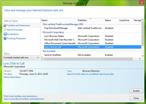 Manage Add Ons In Internet Explorer Ist Ausgegraut Windows Nachrichten