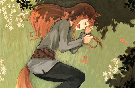 wallpaper illustration anime cartoon holo spice and wolf mythology screenshot 2457x1608