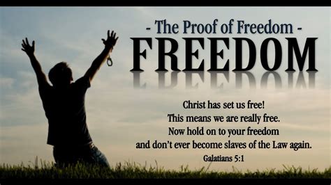 2017 08 27 Freedom In Christ The Proof Of Freedom Serving Youtube