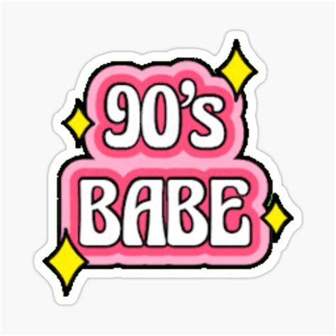 S BABE Aesthetic Sticker Trendy Sticker For Sale By Simpli Perfect Aesthetic Stickers