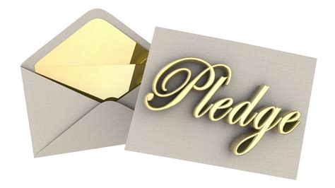 Pledge Promise Envelope Vow Give Funds 3 D Stock Motion Graphics Sbv