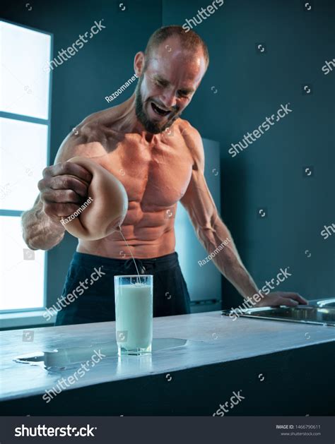 Adult Male Athletic Body Milking Silicone Stock Photo Shutterstock