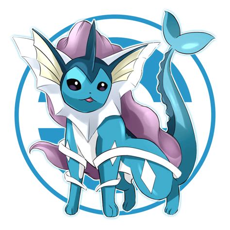 Vaporeon Pokemon Png Isolated Pic Png Mart