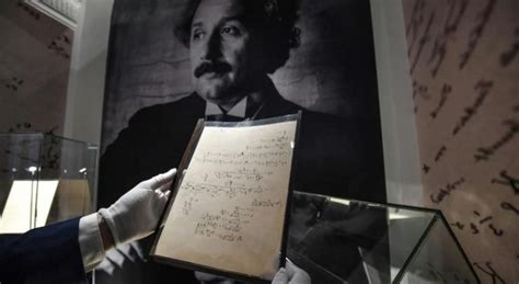 Rare Einstein Papers Set Record At Paris Auction