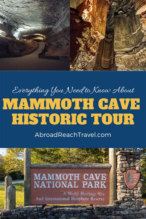 Mammoth Cave Historic Tour Abroad Reach Travel Historic Tours