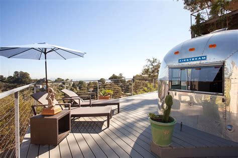 Hollywood Hills Airstream Glamping Top Views Campersrvs For Rent In
