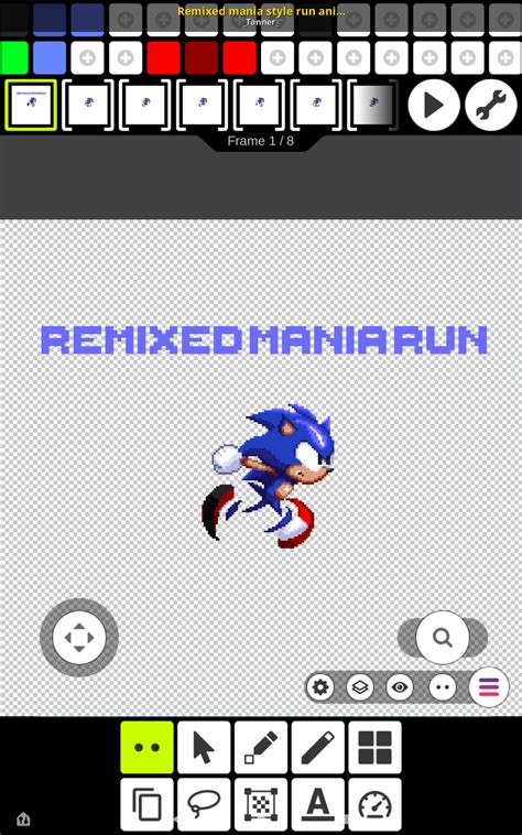 Remixed Mania Style Run Animation Sonic 3 Air Mods