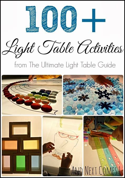 I bought this activity table for my 15 month old for xmas. 100+ Light Table Activities for Kids | Light table ...