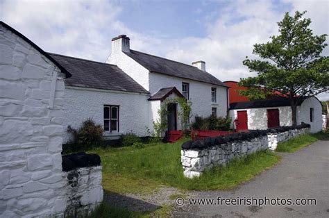 Old Irish Farmhouse And Outbuildings Irish Farmhouse Ireland Cottage