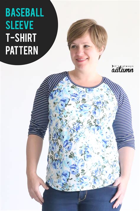Free Raglan Tee Shirt Sewing Pattern Womens Size Large Its Always