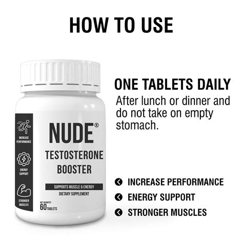 Buy NUDE TESTOSTERONE BOOSTER FOR MEN FOR ENERGY PERFORMANCE