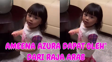 AMEENA AZURA OTW PULANG DAPAT HADIAH DARI RAJA ARAB YouTube