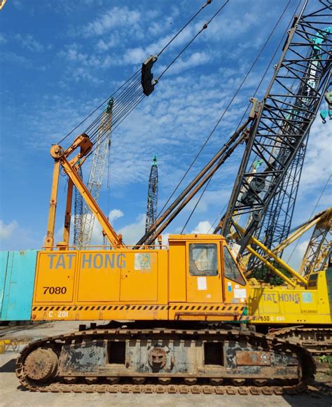 80 Ton Used Samsung Cx800 Crawler Crane Cranes For Sale