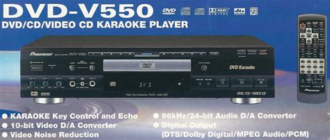 Pioneer Dvd V550dvdvcdcd Karaoke Player Seattle Karaoke