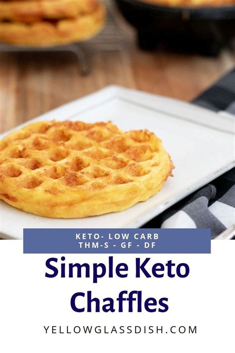 Tried and tested cookbook for baking low carb, ketogenic recipes in the bread maker with sweet and savory options. Simple Keto Chaffles | Recipe | Waffle maker recipes, Easy ...