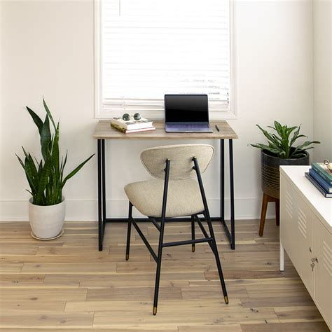 Small 36 Rustic Natural Home Office Folding Computer Desk Laptop