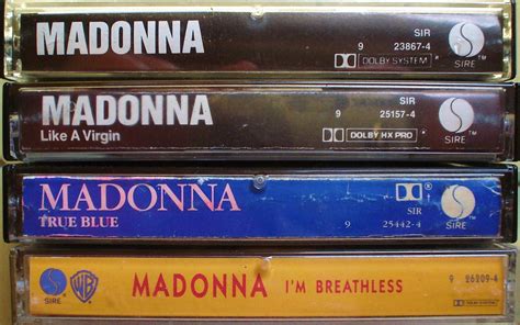 Madonna Cassette Tapes Madonna Photo 2487802 Fanpop