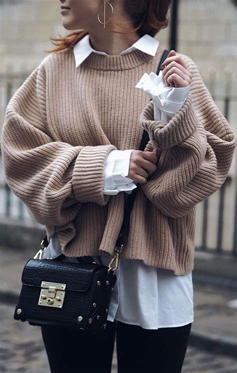 Oversized Sweater Layered Clothing Style Layer Clothes Outfit Layer