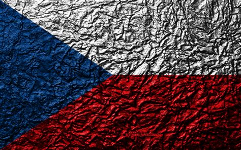 Descargar Fondos De Pantalla Bandera De La República Checa 4k La