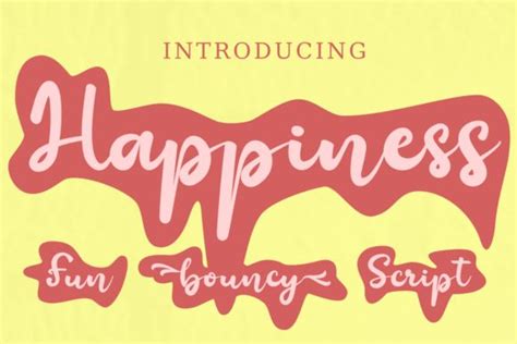 Happiness Font By Dilbadil · Creative Fabrica Cool Fonts Signature