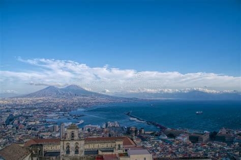 Golfo Di Panorama Di Napoli Immagine Stock Immagine Di Unico Italia