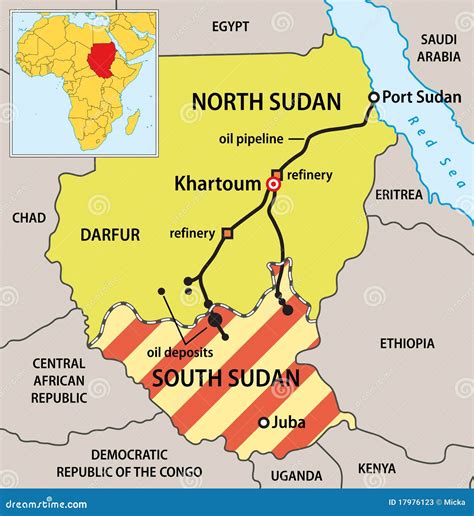 Political Map Of South Sudan