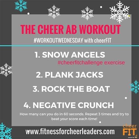 The Cheer Ab Workout Cheerfit