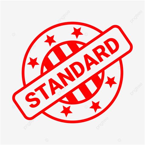 Standard Stamp Designs Vector Standard Standards Icon Standard