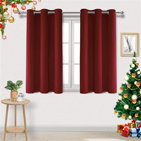 Dwcn Blackout Curtains Thermal Insulated Room Darkening