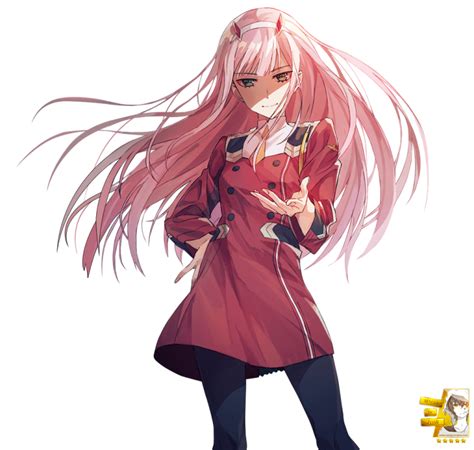 Zero Two Render By Argaten166 On Deviantart Png Vibrant Colors