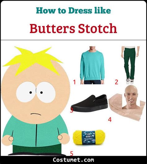 Butters Stotch S South Park Costume For Cosplay And Halloween 2023 South Park Costumes South