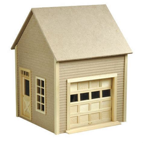 Dollhouse Miniature Garage Kit With Working Door From Houseworks 1 12